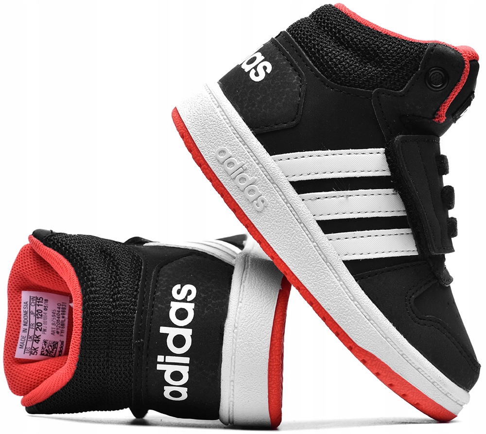 Купить Детские туфли ADIDAS HOOPS B75945, размер щиколотки 27: отзывы, фото, характеристики в интерне-магазине Aredi.ru
