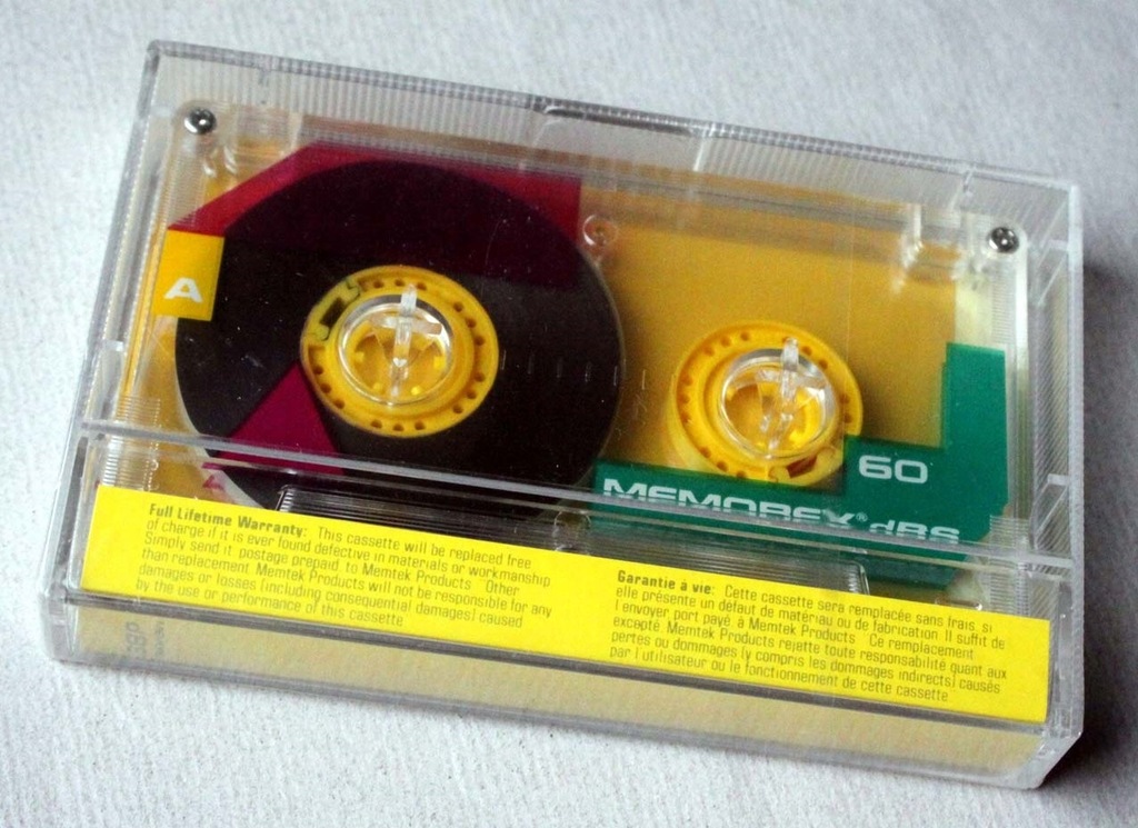 Memorex dBS 60, rok 1989. Zafoliowana.