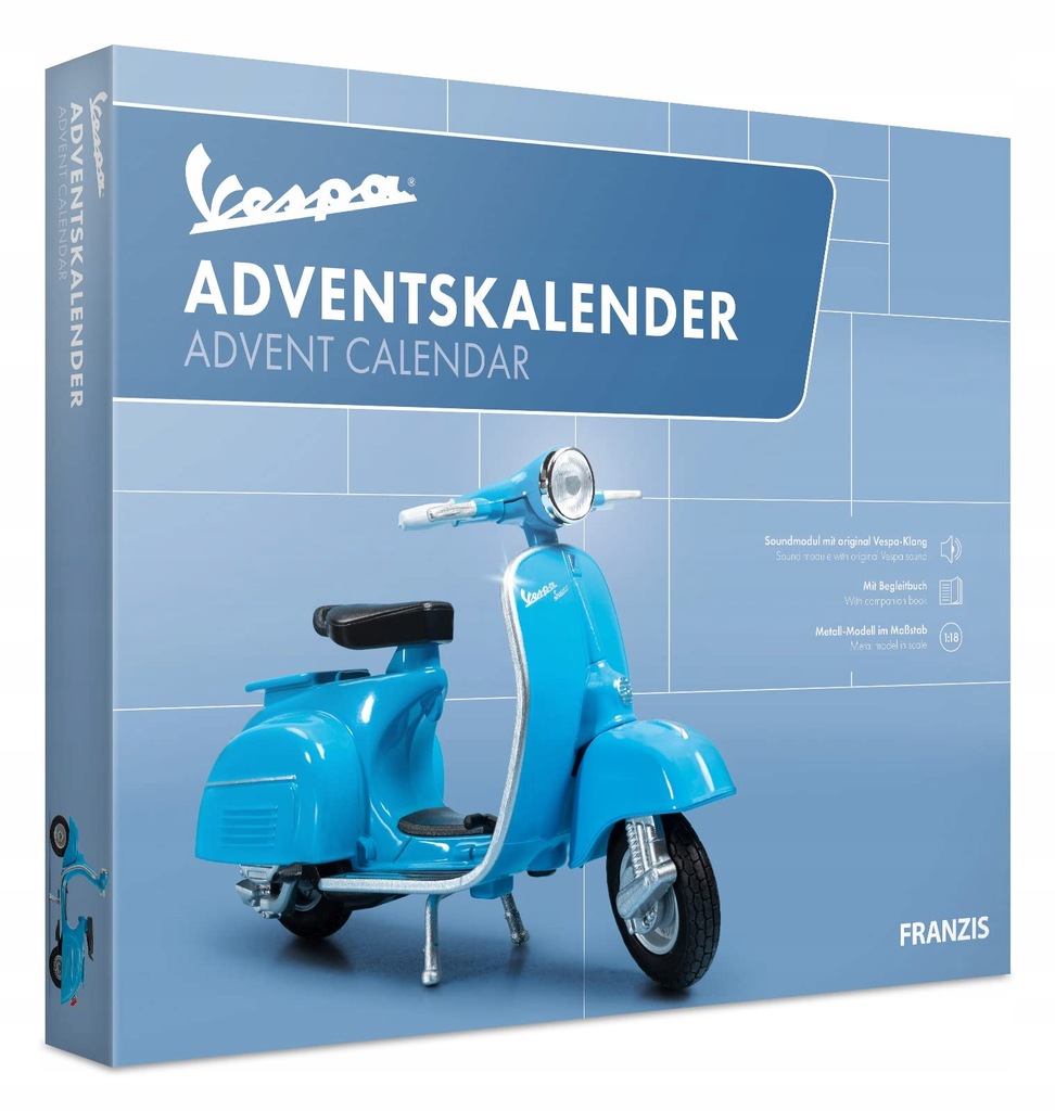 Model Vespa 150 kalendar adwentowy