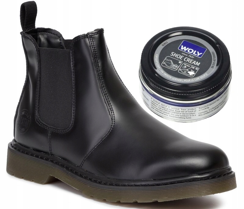 Big Star Buty skórzane SZTYBLETY EE174269 + GRATIS