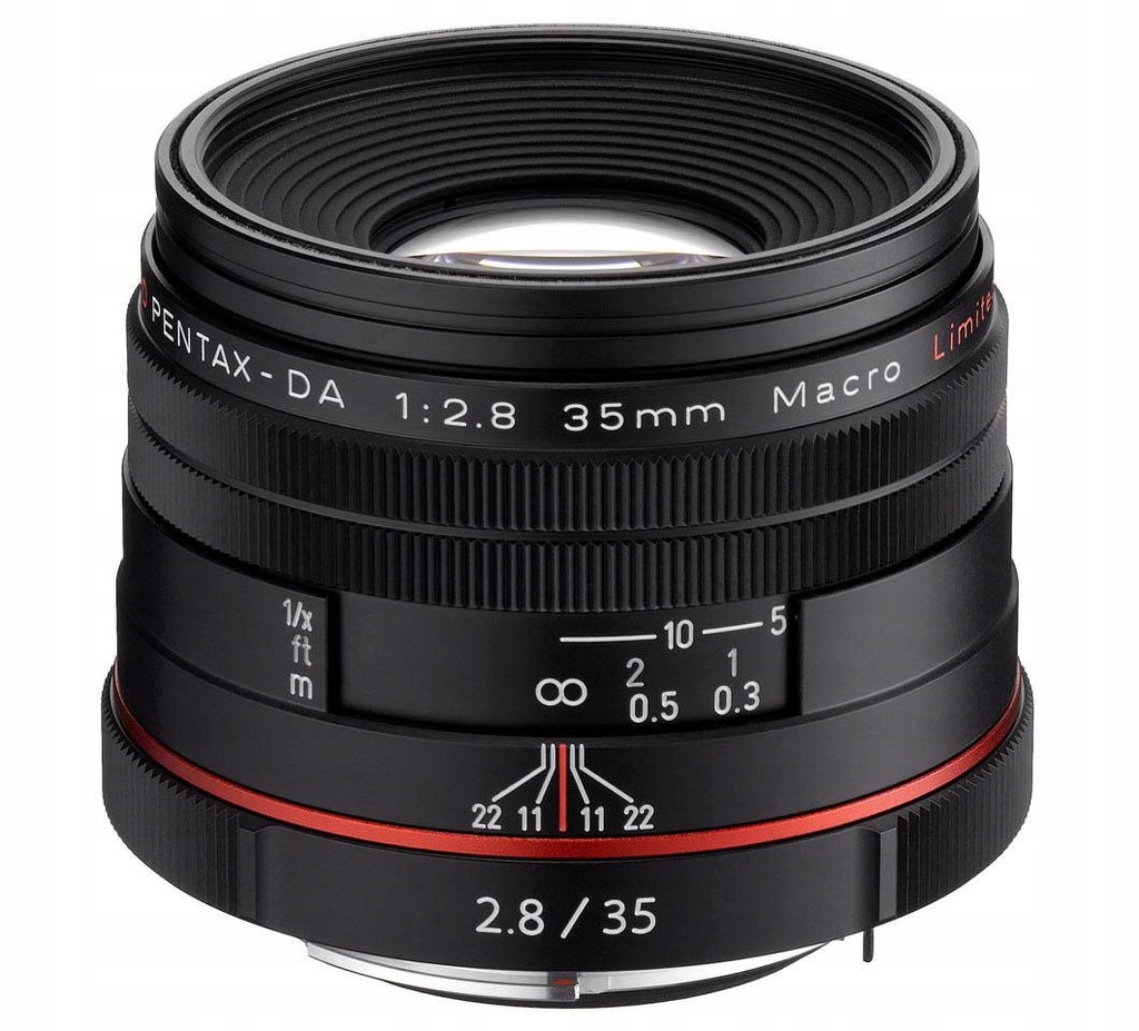 Obiektyw Pentax standardowy - HD DA 35mm f/2,8 Macro Limited -