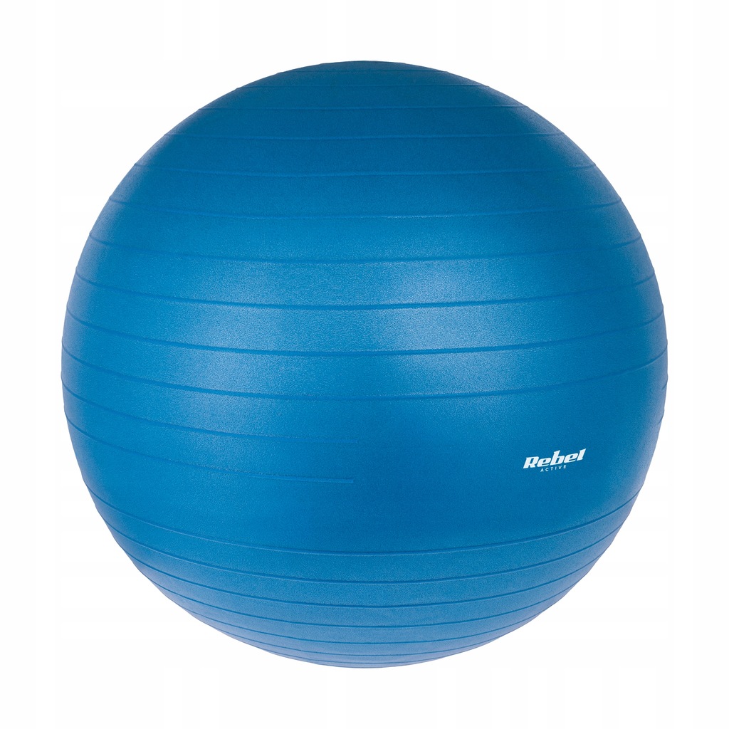Piłka gimnastyczna rehabilitacyjna 55cm z pompką ręczną, kolor niebieski ,