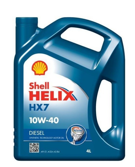 Olej SHELL HELIX HX7 10W40 Diesel 4L