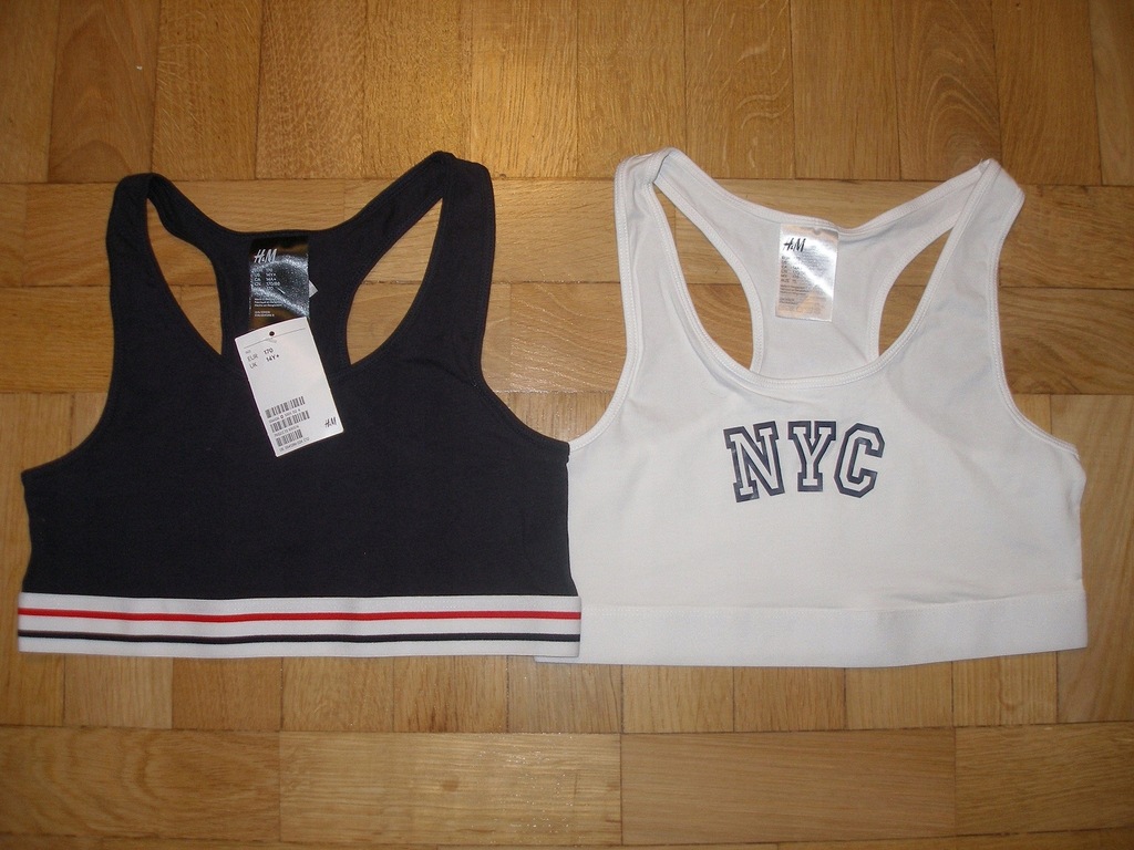 2 topy H&M, nowe, r. 152/158!