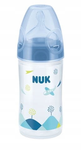 NUK BUTELKA 150ml smoczek silikon FIRST CHOICE+ 1M