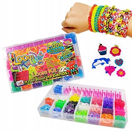 GUMKI DO ROBIENIA BRANSOLETEK LOOM BANDS 16900szt