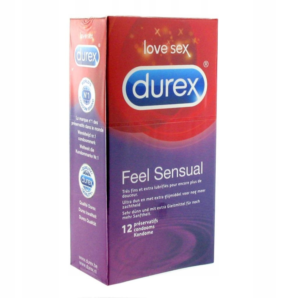 Prezerwatywy nawilżane - Durex Feel Sensual Condom