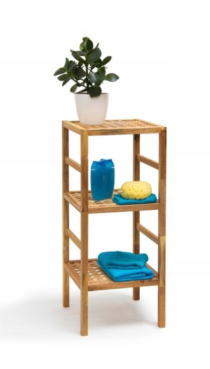 Regał łazienkowy Relaxdays orzech 35,5 x 35,5 x 85 cm