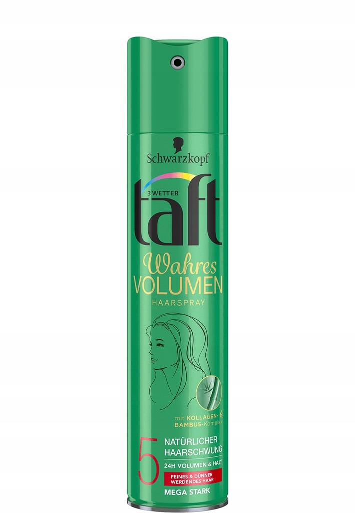 Taft 5 lakier do włosów prawdziwa objętość 250 ml