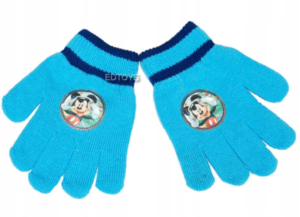 Rękawiczki akryl dzieci 4-7lat Disney Miki W22