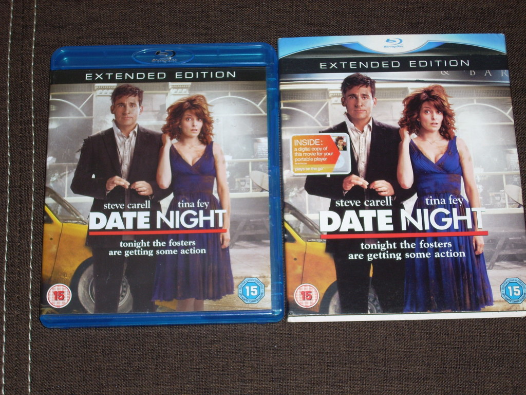 DATE NIGHT Extended Edition 2 Blu-Ray Carell Fey