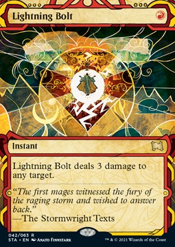 Lightning Bolt (V.1) STA NM Card