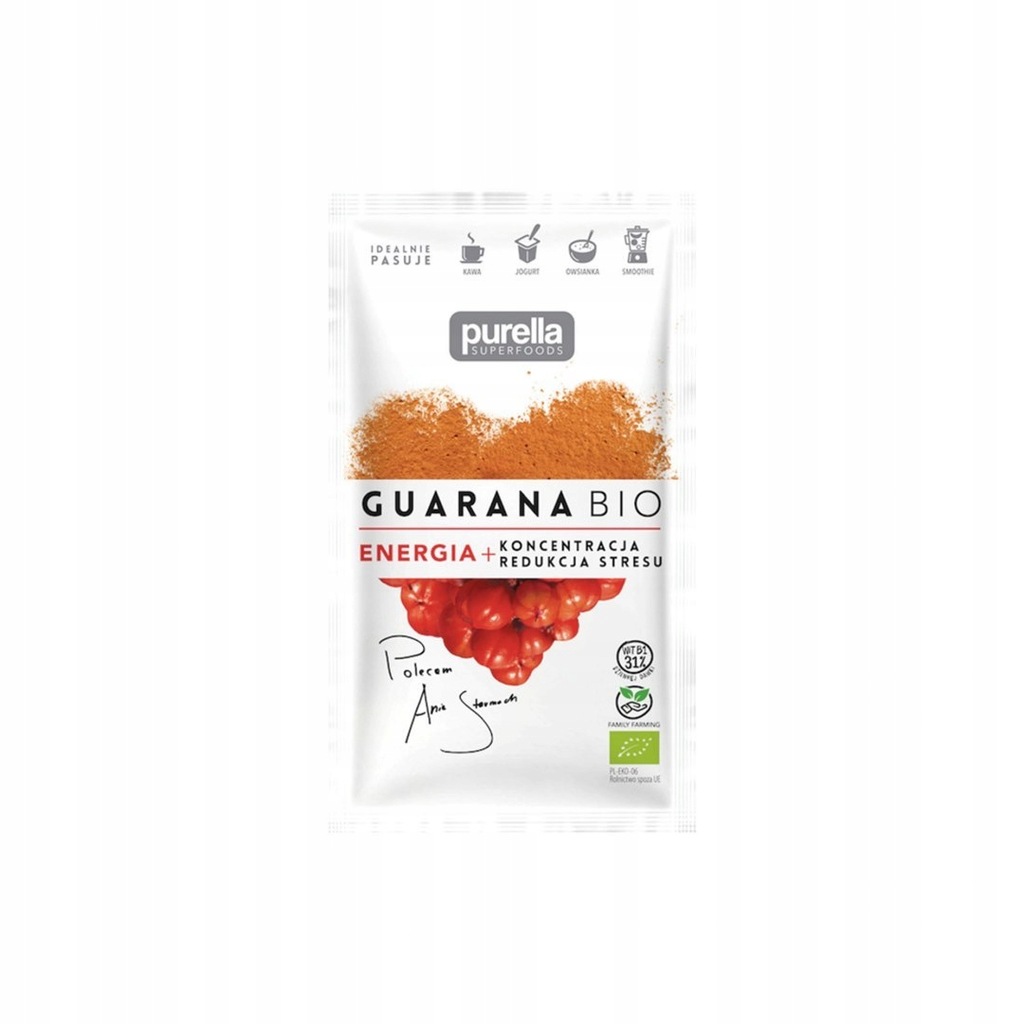 Guarana BIO. Koncentracja + Redukcja stresu 21 g