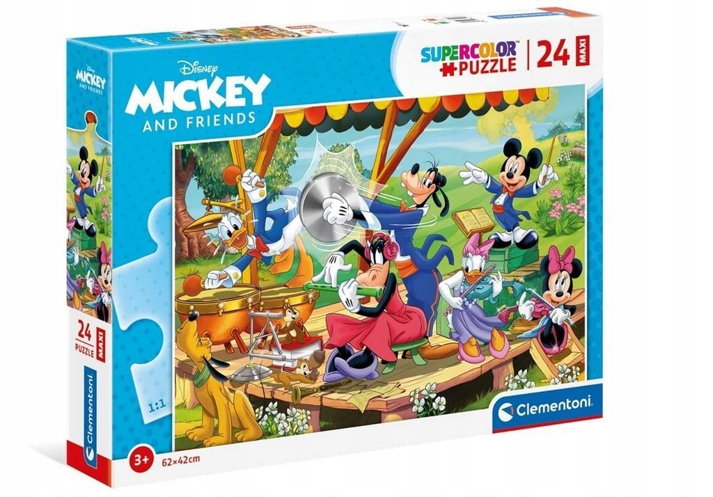 PUZZLE 24 MAXI SUPER KOLOR MICKEY & FRIENDS