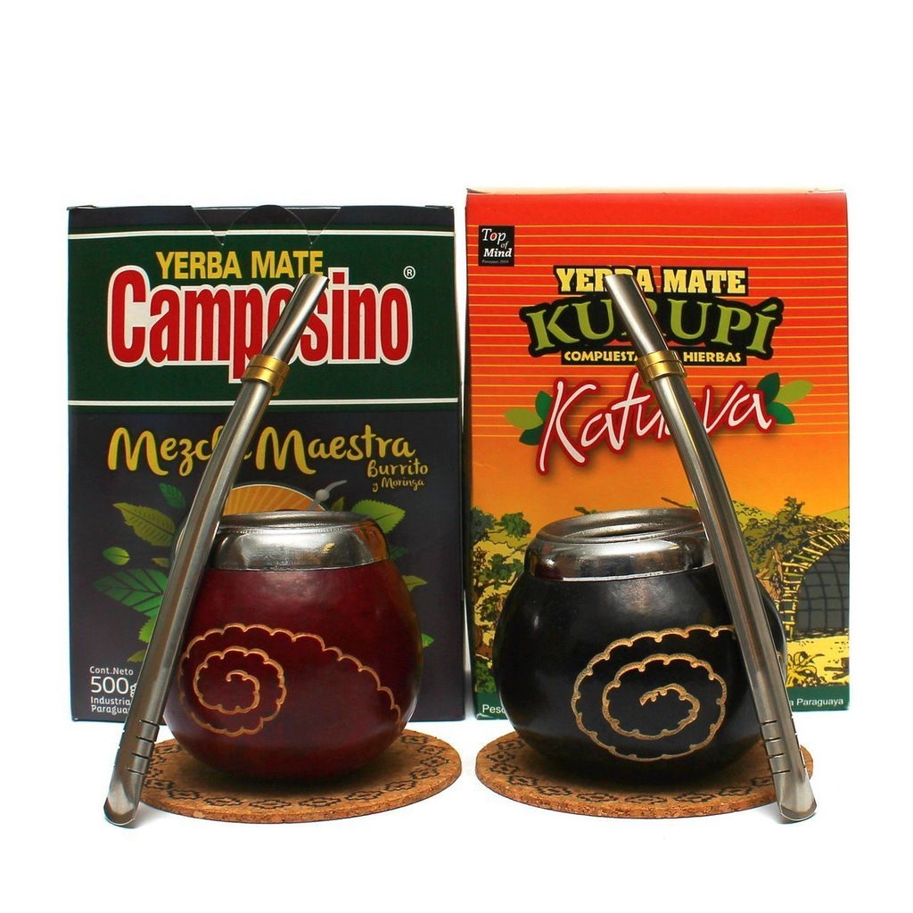 Zestaw Yerba Mate KURUPI KATUVA 2x500g Tykwa Carac