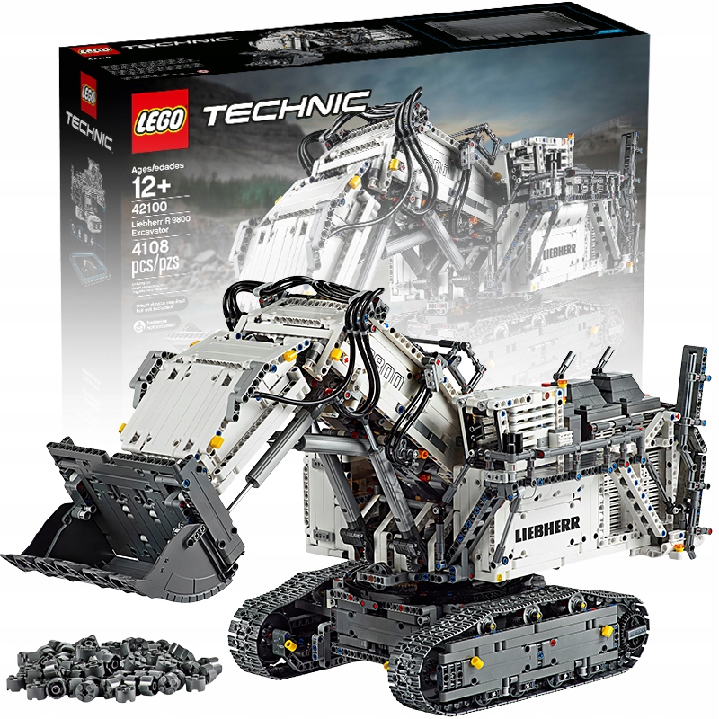 Lego technic 42100 liebherr hot sale