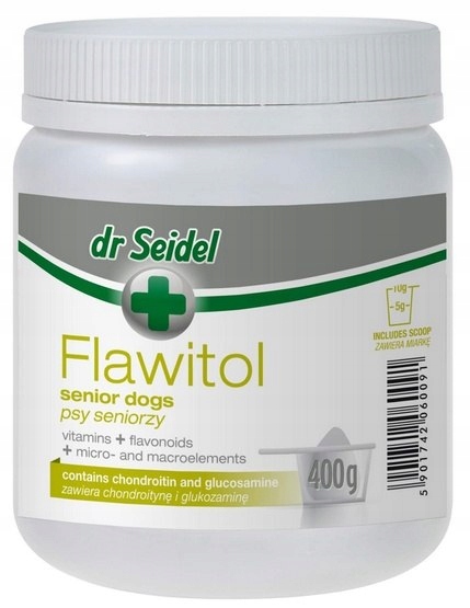 DR SEIDEL FLAWITOL DLA PSÓW SENIORÓW - PROSZEK 400