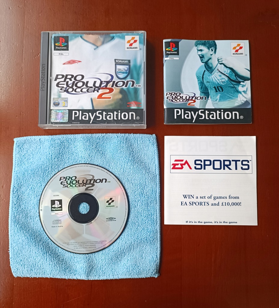 Pro Evolution Soccer PSX PS1 PLAYSTATION KOMPLETNA 13314888138 oficjalne archiwum Allegro