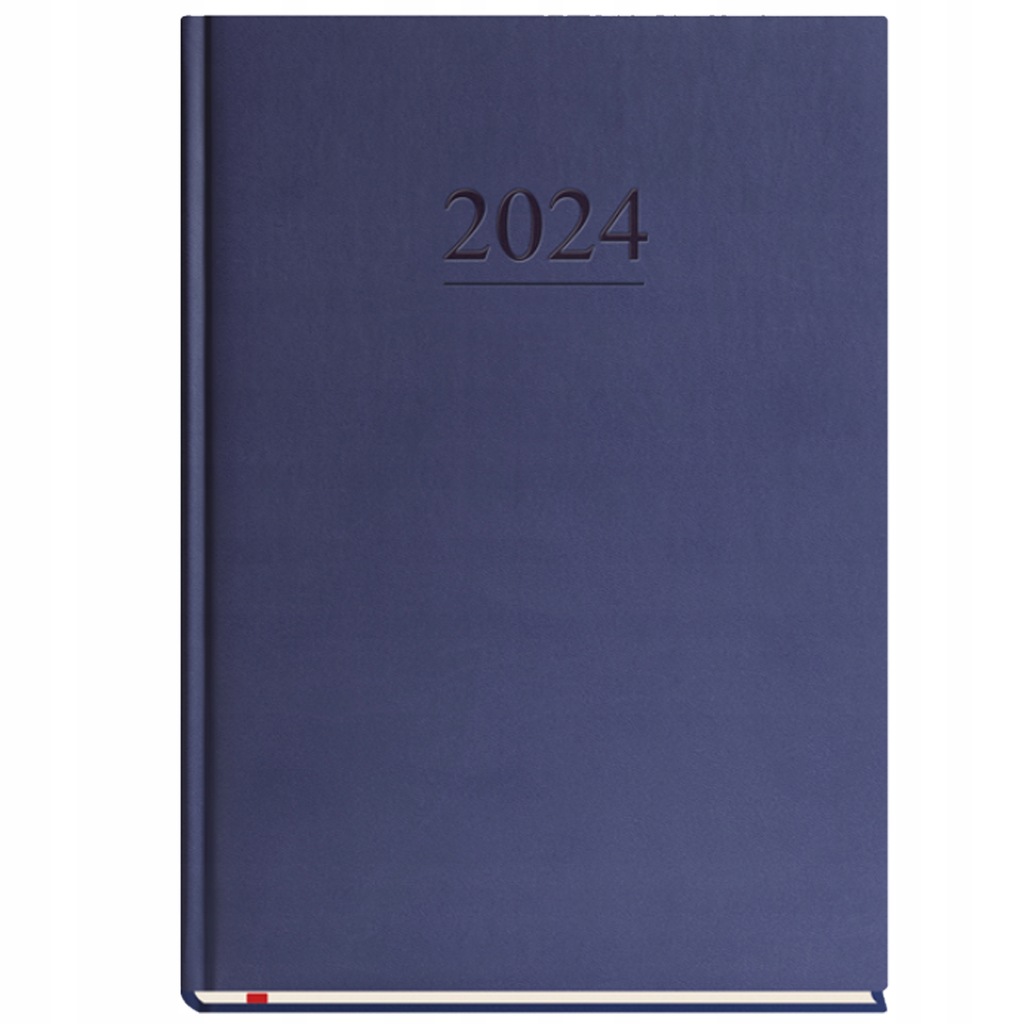 Kalendarz książkowy Klasyczny 2024 B5 Michalczyk I Prokop granatowy