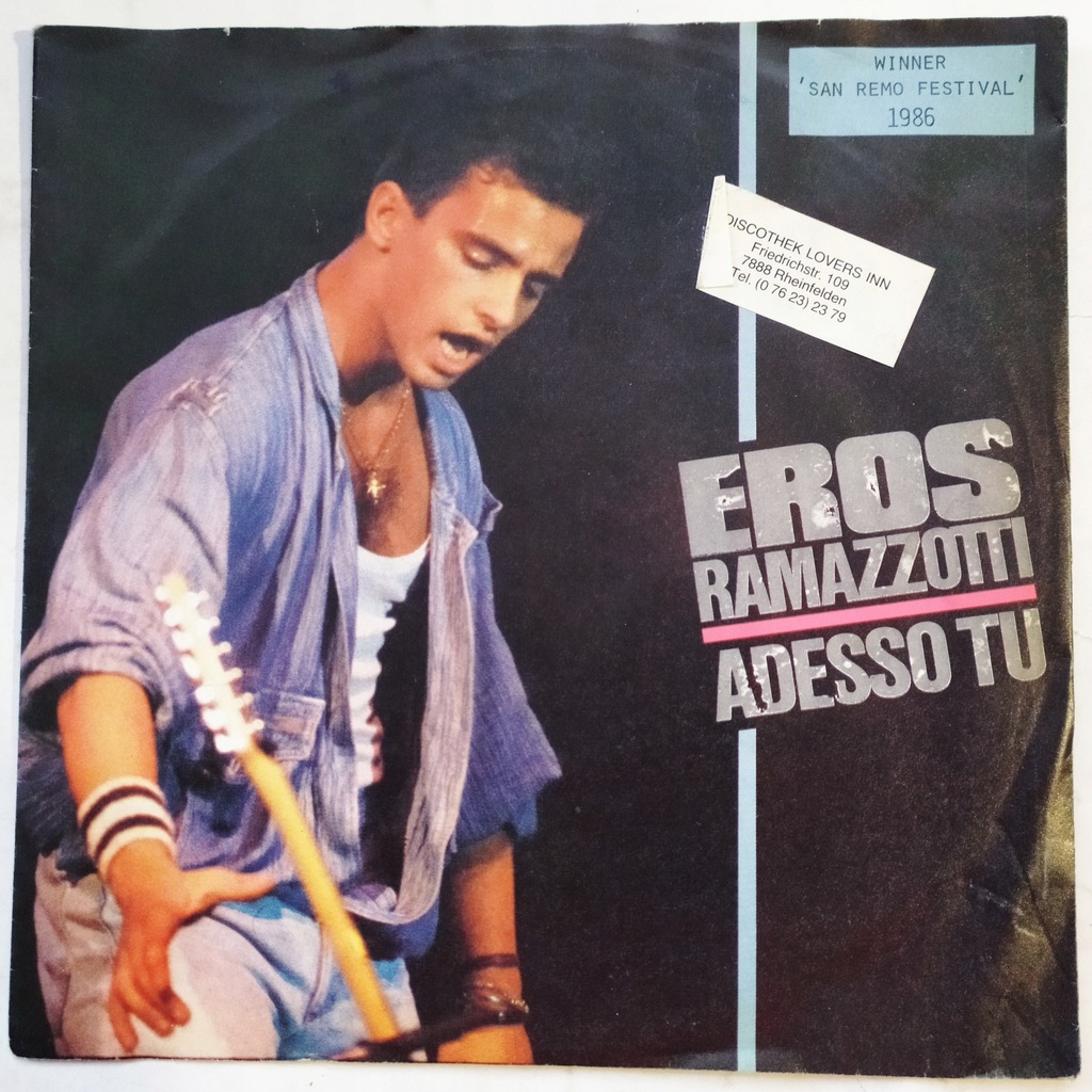 Eros Ramazzotti- Adesso Tu- SP 7''