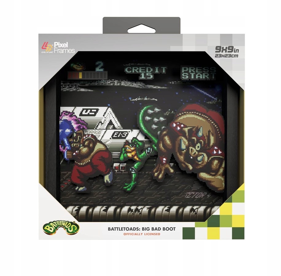 Pixel Frames Retro Ramka Battletoads Big Bad Boot