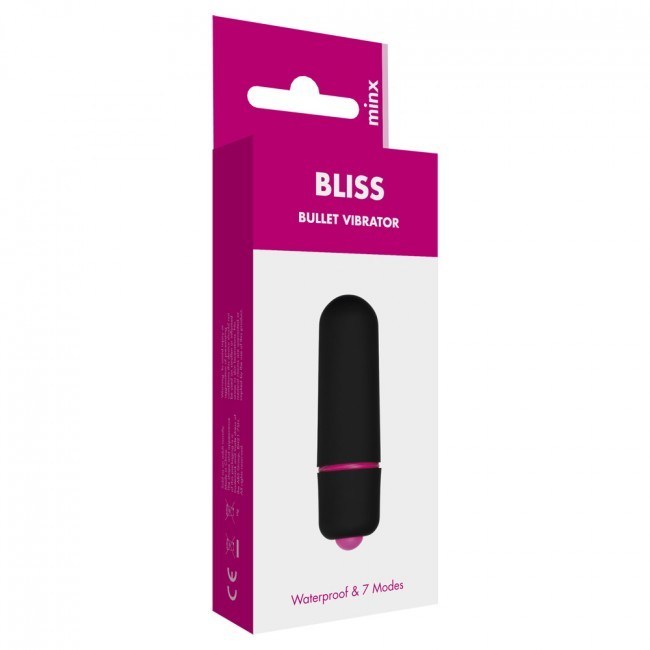 Minx Bliss 7 Mode Mini Bullet Vibrator Black 7176869634 Oficjalne Archiwum Allegro