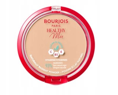 Prasowany puder do twarzy Bourjois Paris Healthy Mix Vegan
