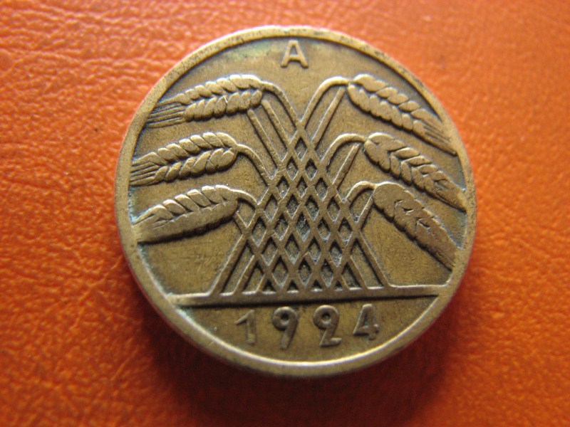 10 reichspfennig 1924 A  -wośp91