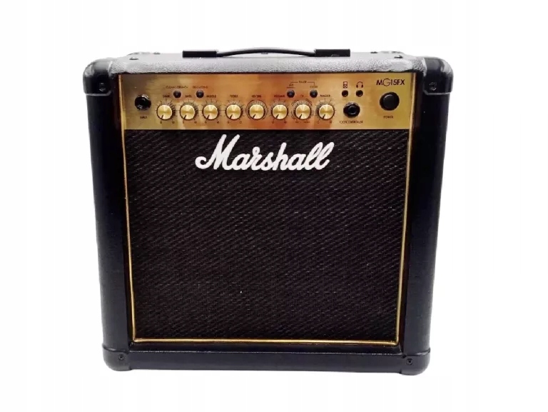 WZMACNIACZ GITAROWY MARSHALL MG15GFX GOLD 15W