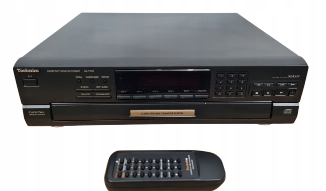 Technics SL-PD9 - zmieniarka na 5 CD + pilot