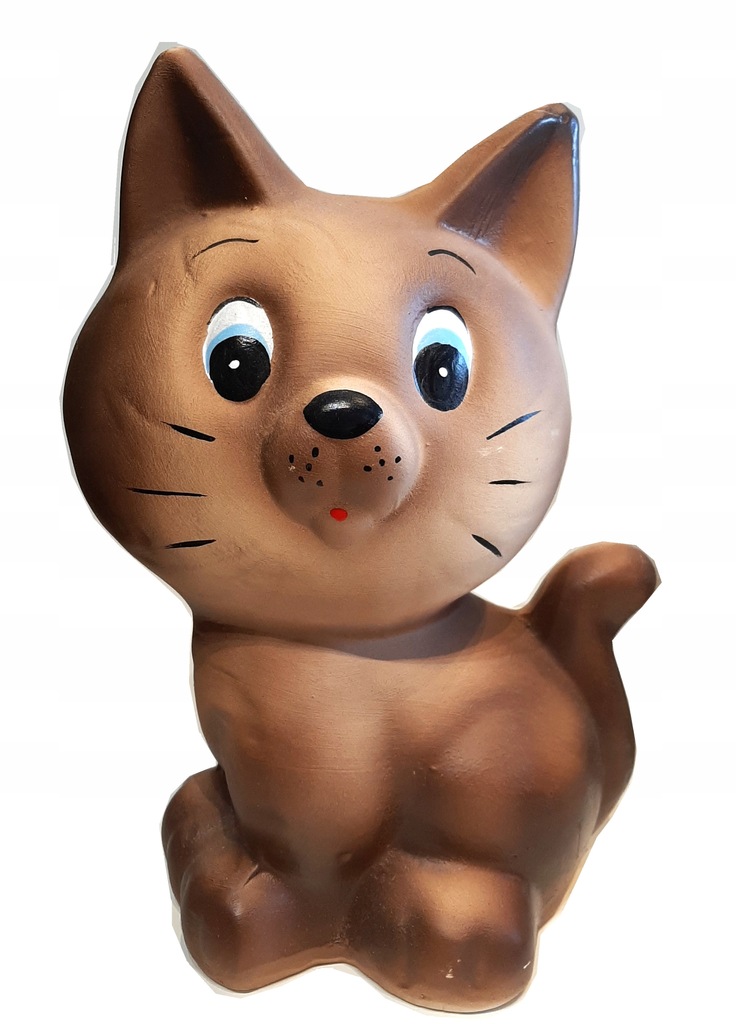 Skarbonka ceramiczna KOT MEGA DUŻA- prezent na DZIEŃ DZIECKA