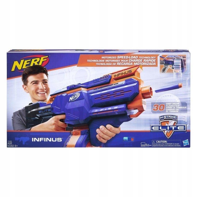 NERF N-STRIKE HASBRO WYRZUTNIA INFINUS 30 STRZAŁEK