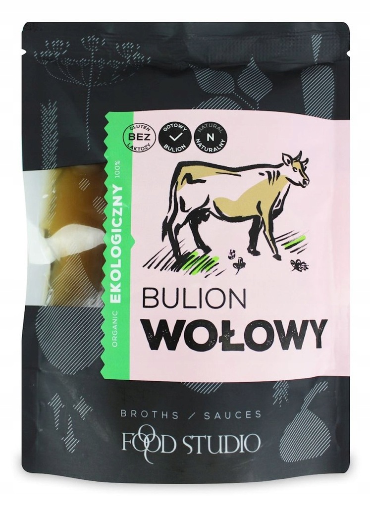 BULION WOŁOWY W PŁYNIE BEZGLUTENOWY BIO 350 ml - F