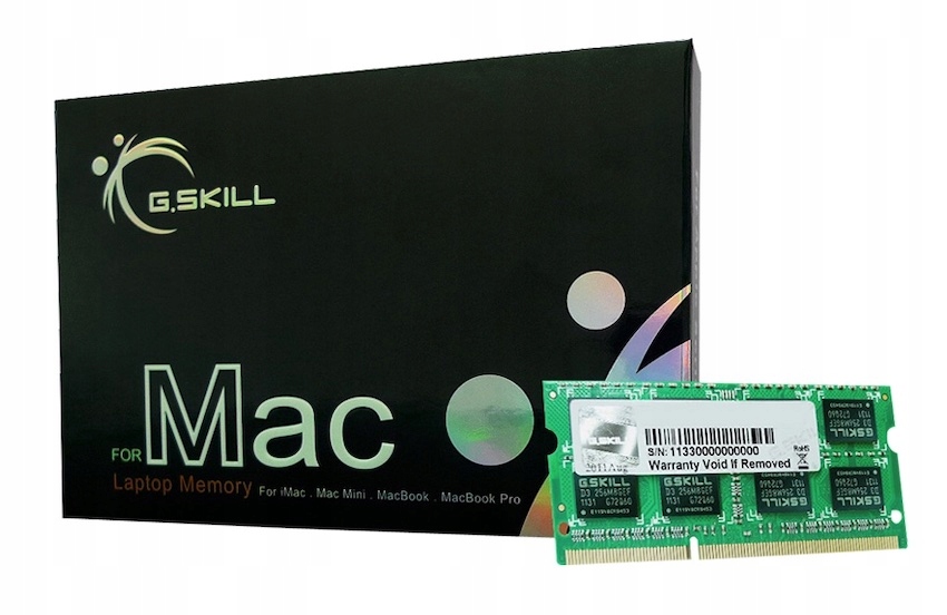Pamięć RAM 8GB DDR3 For Mac 1600 / 1333 MHz do Apple MacBook iMac Mini Mac