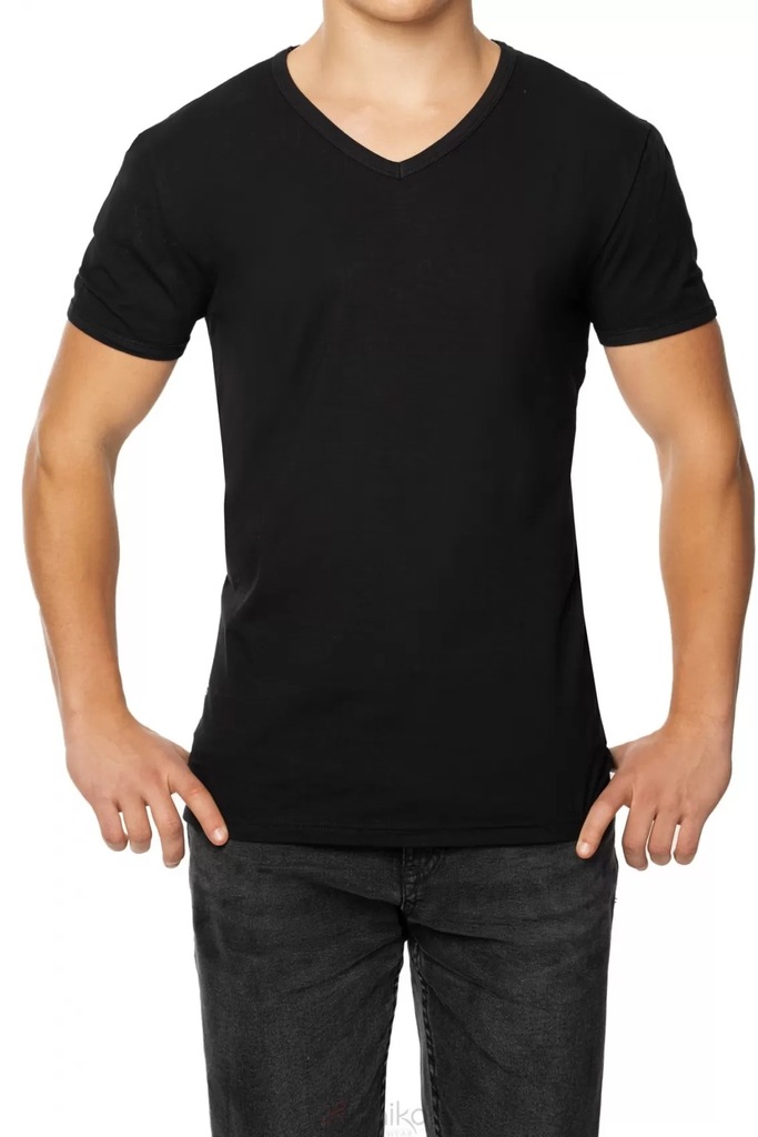 T-shirt Vin L (40) czarny
