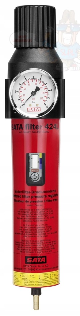 SATA filtr 424 L jednostopniowy tuleja brązu 92262