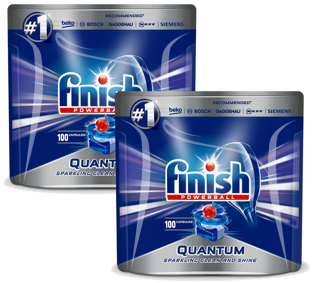 Купить Таблетки Finish Quantum для посудомоечной машины 2 x 100 = 200 шт.: отзывы, фото, характеристики в интерне-магазине Aredi.ru