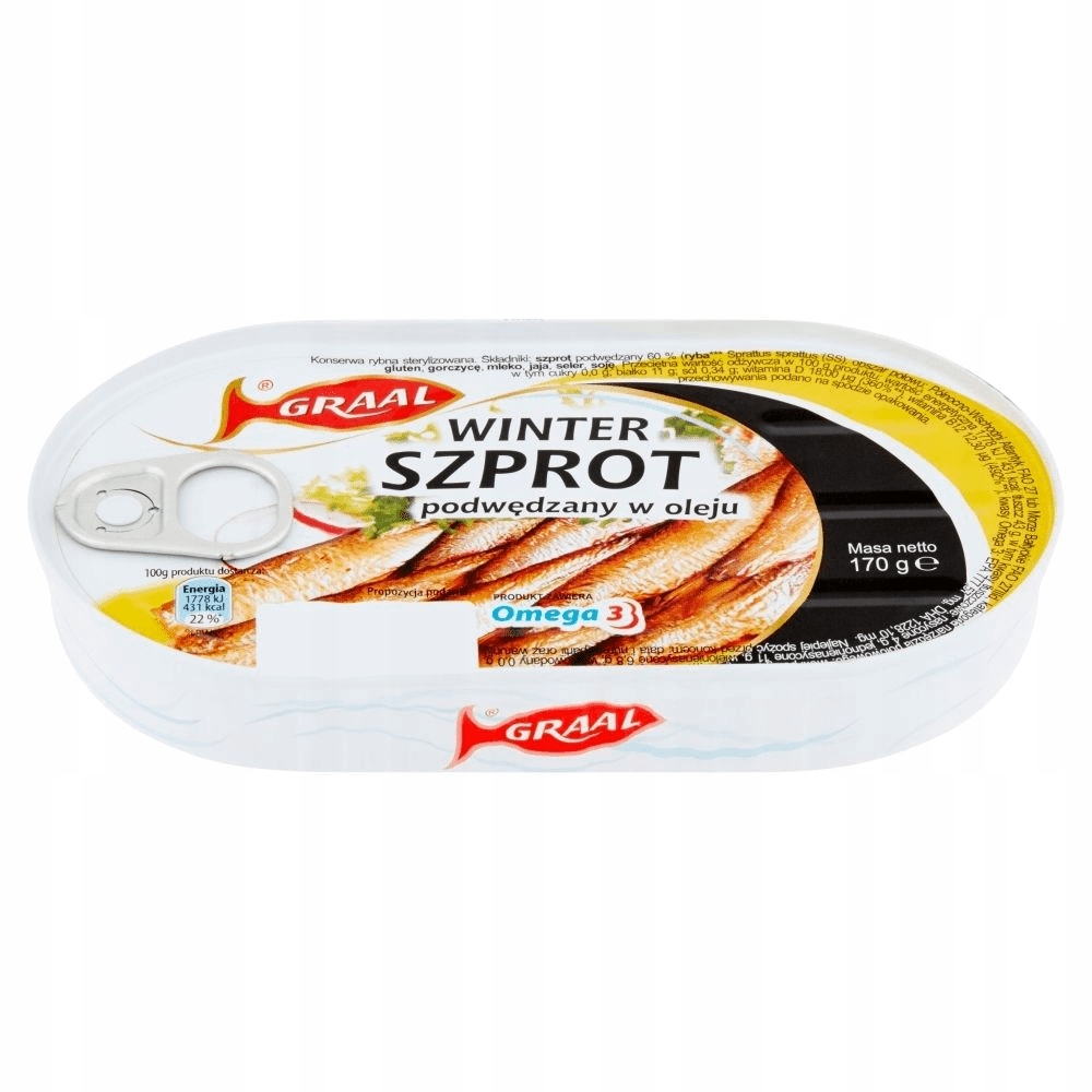 Szprot w oleju winter 170g Graal