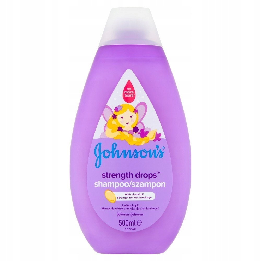 JOHNSON`S SZAMPON WZMACNIAJĄCY DLA DZIECISTRENGHT DROPS 500ML