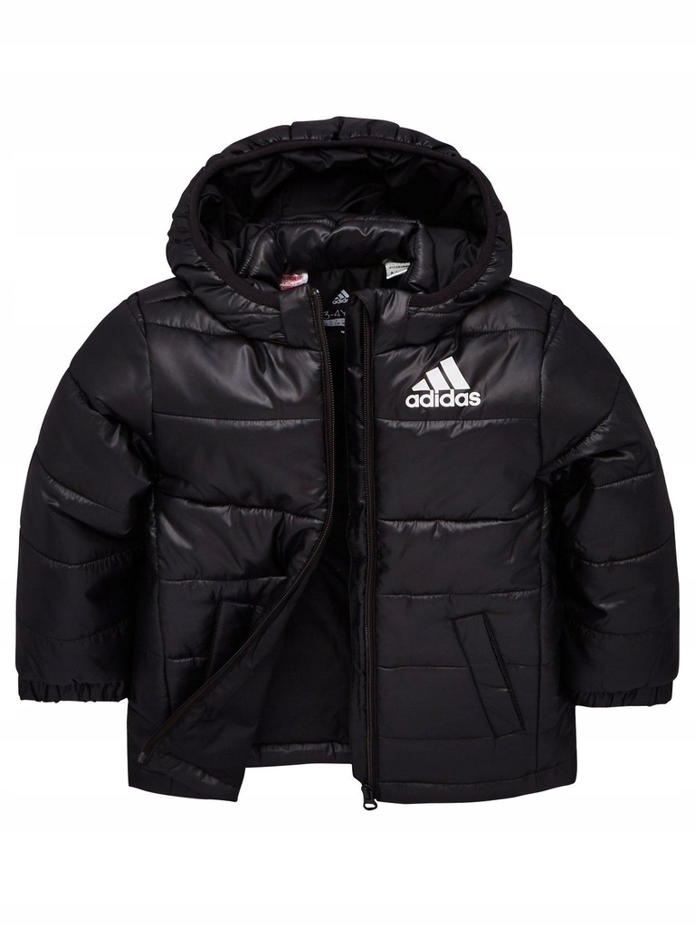 ADIDAS CZARNA KURTKA DZIECIĘCA Z LOGO__98