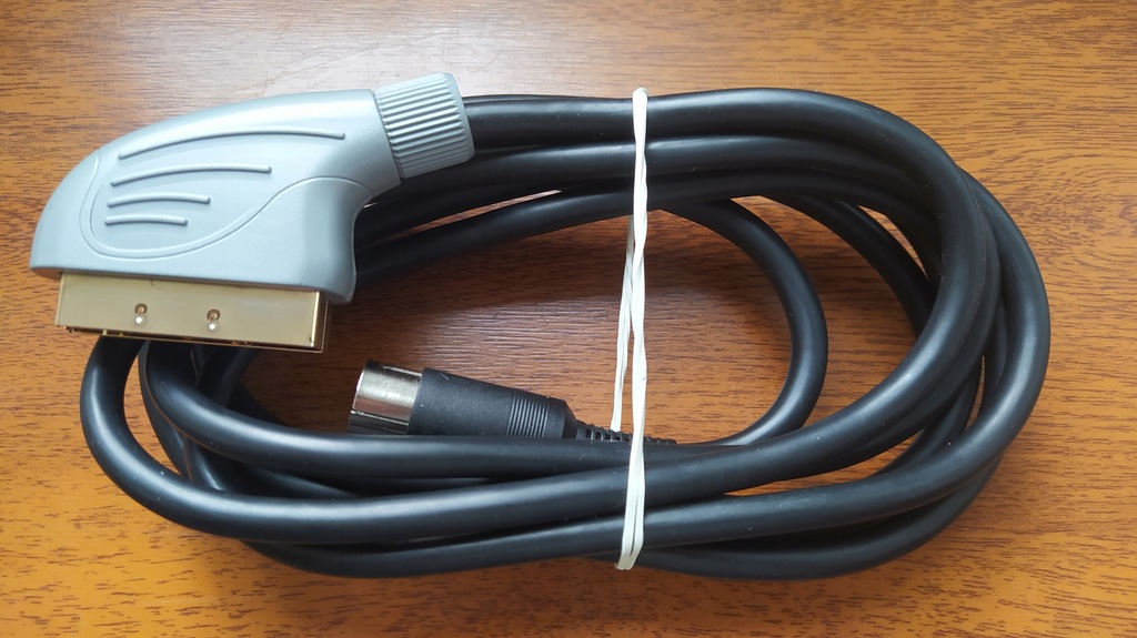 Kabel ZX SPECTRUM RGB +2A / +2B / +3 czarne GOLD