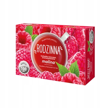 100x 2g RODZINNA ekspresowa owocowa malinowa