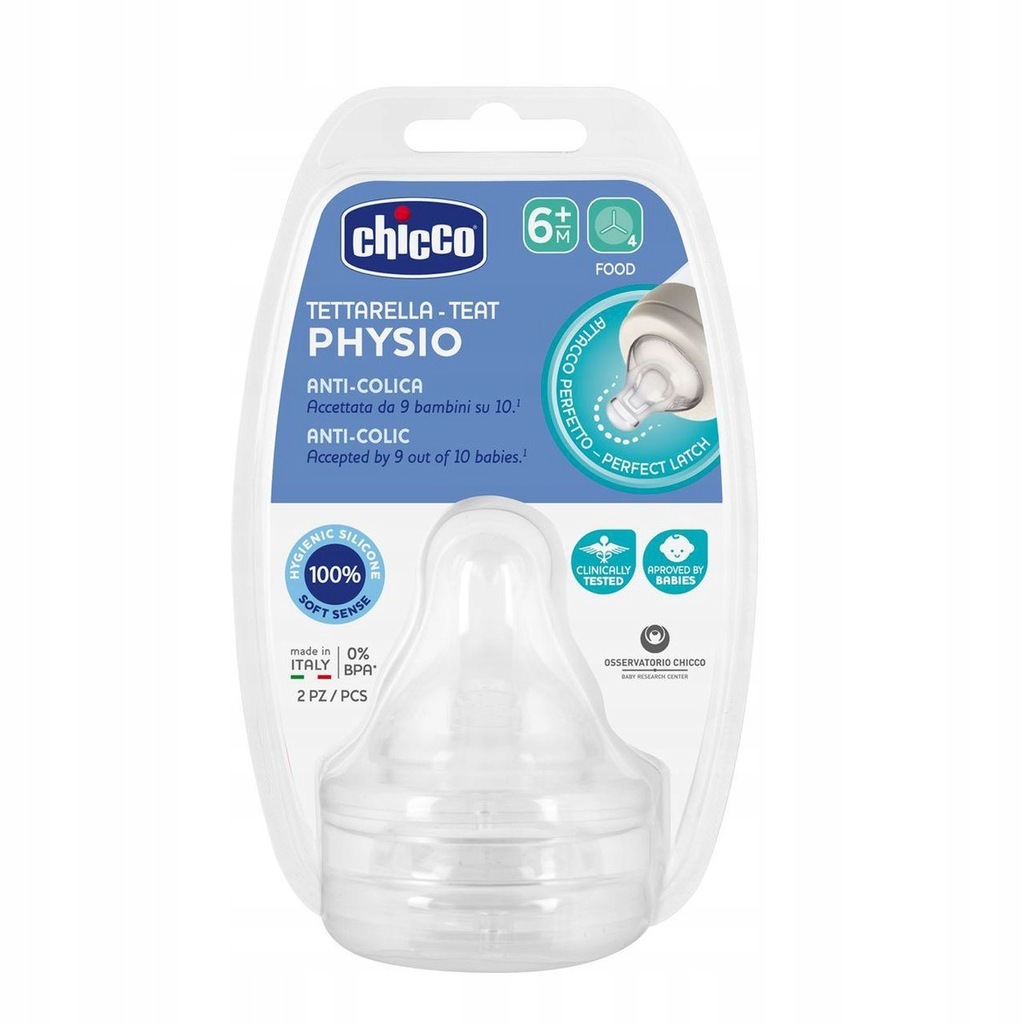 Smoczek Chicco Silikon Perfect5 6m+ Kaszka