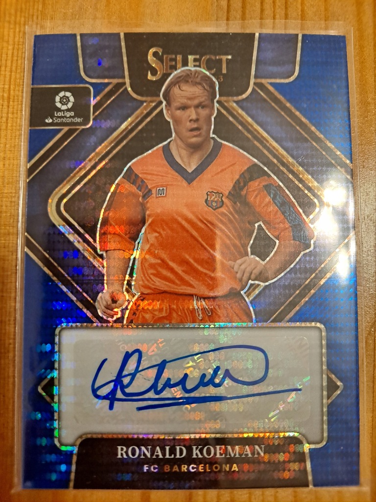 Ronald Koeman - Panini Select La Liga 2022-23 autograf