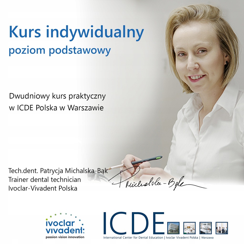 Kurs indywidualny podstawowy Ivoclar-Vivadent