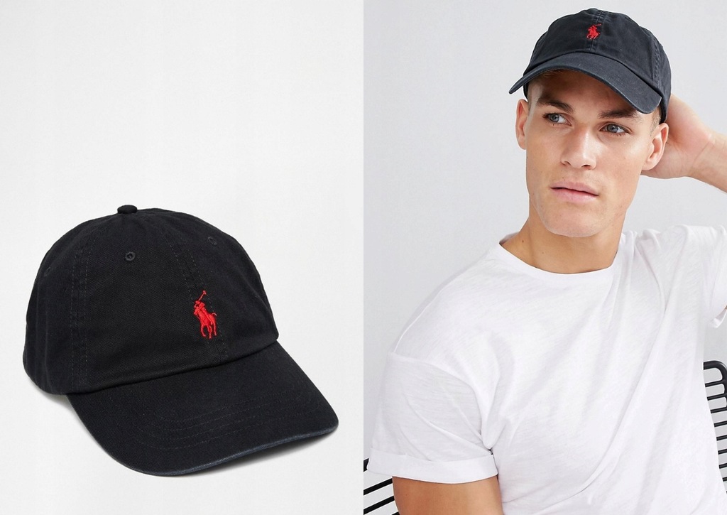 POLO RALPH LAUREN CZAPKA Z DASZKIEM Z LOGO