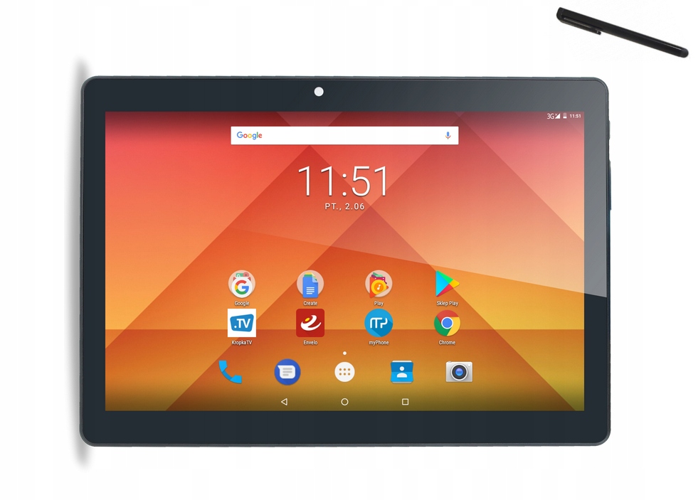 Tablet Hykker 10 cali na kartę SIM z internetem 3G