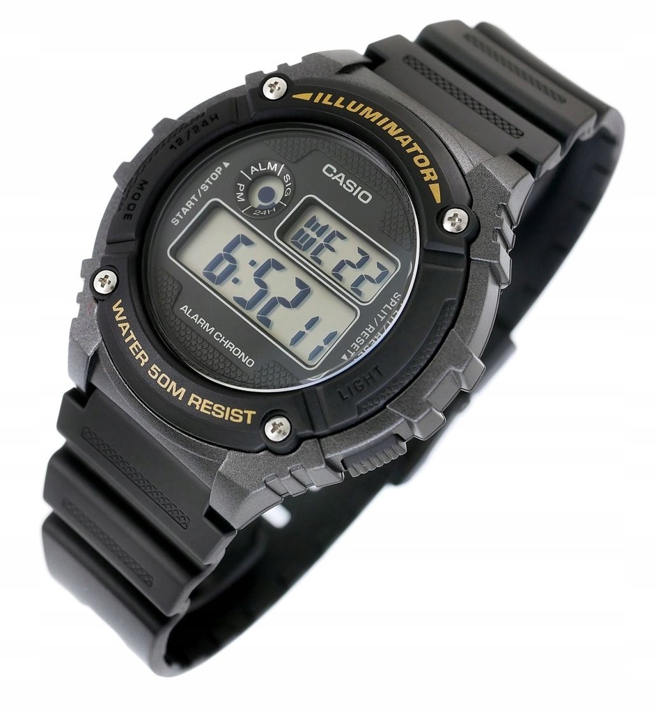 CASIO ZEGAREK MĘSKI NA PASKU SPORTOWY