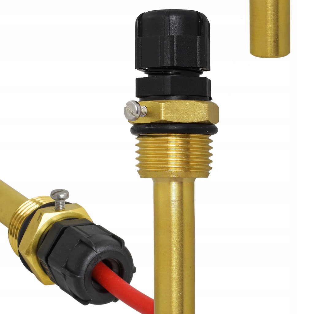 Osłona czujnika mosiężna Kapilara 1/2 100mm DŁAWIK