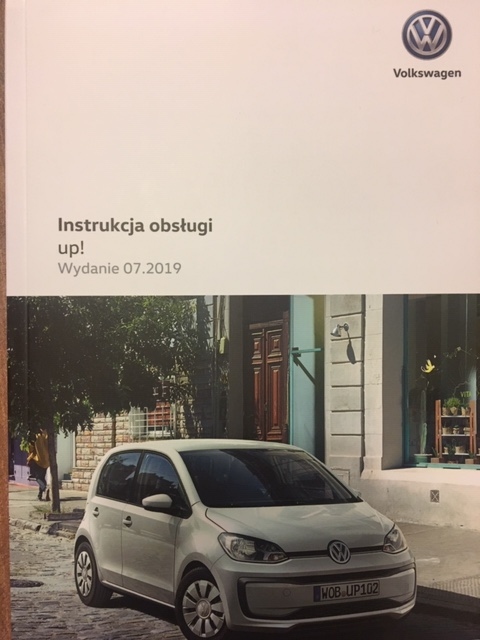 Volkswagen VW UP polska instrukcja obsługi 07-2019